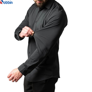 Camisas de Vestir Formales para Hombre, Diseño Superior, Personalizadas, Profesionales, de Algodón, Sólidas, Manga Larga, Tallas Grandes, Transpirables, Antiencogimiento, Tejidas - Product Image 6