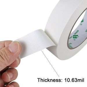 Nastro Gaffa Bianco Opaco Antiriflesso, Autoadesivo Strappabile a Mano per Etichettatura Cavi, Palcoscenici, Studi Fotografici, Senza Residui - Product Image 2