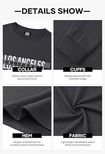 T-shirt graphique pour homme, imprimé décontracté, extensible, manches courtes, col rond, 100% coton biologique peigné, personnalisable, respirant - Product Image 6