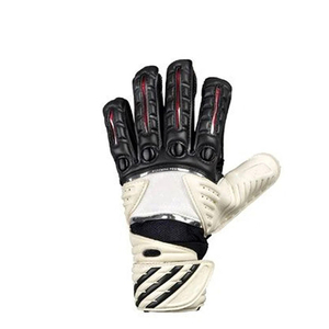 Professional Fashionable High Quality Latest Trending Design Full Finger PU Leather Non-Slip Hook Loop Closure Goalkeeper Gloves - Product Image 3