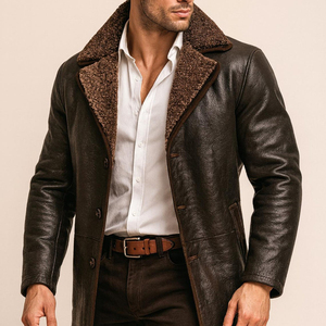 Chaquetas de Cuero Vacuno Genuino a la Moda para Hombre y Mujer, Chaquetas de Invierno Premium para Uso Casual, Duraderas - Product Image 3