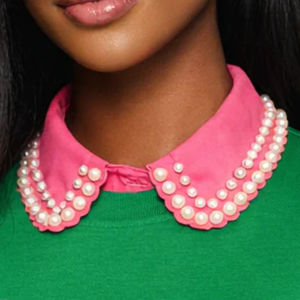 Camiseta AKA Pink Green South Atlantic para mujer, camiseta gráfica de algodón con cuello redondo y manga corta, ropa informal bordada a la moda - Product Image 2