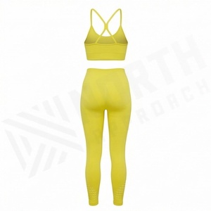 Ropa Deportiva para Mujer, Conjunto de Yoga, Ropa Deportiva sin Costuras de Alta Resistencia Hecha a Medida, Ropa Deportiva para Gimnasio, Ropa para Hacer Ejercicio - Product Image 2