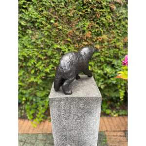 Statue de chat en fonte, fournitures de jardin de style ferme, figurine de chat décorative en bronze, décoration de table, accessoires pour la maison et le salon - Product Image 3