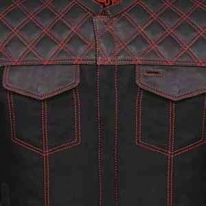 Gilet en cuir haute performance 100% - Gilet en cuir de qualité supérieure pour motards - Fabriqué au Pakistan - Product Image 5