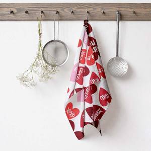 100% Coton 40x40 Cm Serviette de Cuisine à Imprimé Floral Ultra Doux Serviette de Cuisine Écologique au Prix d'Usine - Product Image 6