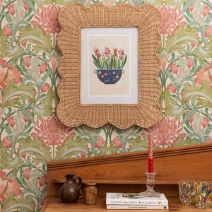 Natural Cane <b>Wicker</b> Photo Frame Woven Design Handmade Rustic Wooden Picture Frame for Home and Office <b>Decor</b> - Product Image 5