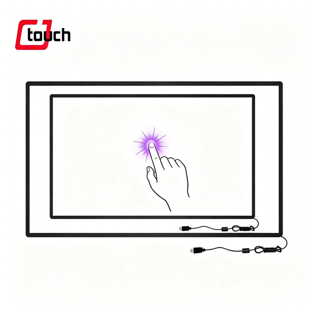 CJTouch 50" 55" 86" Infrared Touch Screen 10/20 Point IR Touch Frame USB Plug and Play