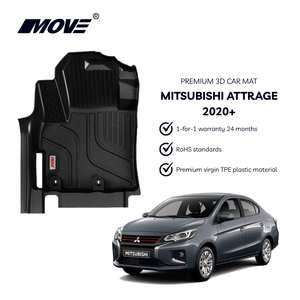 แผ่นซับพื้นทำจากเวียดนามสำหรับ Mitsubishi Attrage 2020 + ไม่มีกลิ่น - Product Image 6