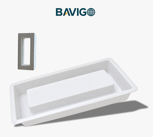 Moule en plastique PP de fabrication directe BAVIGO pour la fabrication de blocs de ventilation rectangulaires en béton - Product Image 1