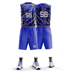 2026 Vente en gros de kits de basketball unisexes pour adultes personnalisables, de haute qualité, durables, respirants, à séchage rapide et anti-humidité - Product Image 4