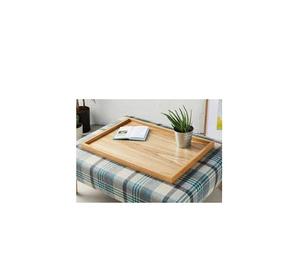 Plateau rectangulaire en bois naturel pour la cuisine, plateau de service pour fruits, vaisselle, plateau de table, faible MOQ - Product Image 1