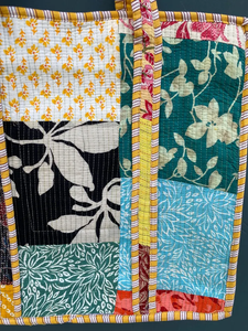 กระเป๋าผ้าฝ้ายลายปักสไตล์โบโฮ ลายป่า รูปทรงถัง สายสะพายไหล่ ความจุ 1-1.9 ลิตร - Product Image 4