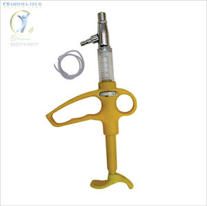 Jeringa Veterinaria Reutilizable de Acero Inoxidable de 5 ml, Pistola de Vacunación Automática Continua para Ganado, Perros/Caballos - Product Image 4