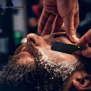 Rasoir de Barbier à Lame Droite pour un Rasage Précis, Qualité Salon, Rasoir Manuel pour Hommes, Rasoir à Main pour la Barbe, Shavette de Haute Qualité - Product Image 2