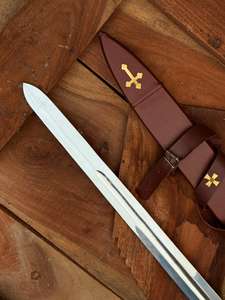 Meilleure vente : Couteau de cuisine en acier Damas sur mesure, nouvelle arrivée, longueur professionnelle 40 cm, matériau acier - Product Image 4