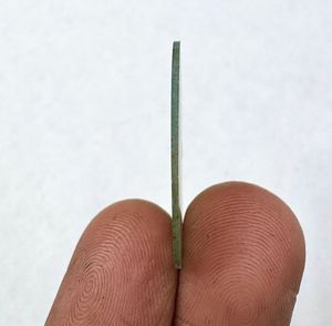 Esfera de Reloj de Ágata Musgosa Natural de 28.50mm Verde/Blanco, 1mm de Grosor, Corte Plano, Orificio Central de 2mm, Clásica, Elegante, Vintage, de Lujo - Product Image 5