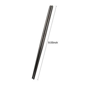 Hot China Wholesale 304 Stainless Steel Korean <b>Chopsticks</b> Business Gifts <b>Reusable</b> Multicolor Lightweight Tableware - Product Image 2