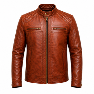 <b>Jacket</b> for <b>man</b> <b>Leather</b> <b>Jackets</b> <b>Men</b> Autumn Popular Style <b>Men</b> <b>Leather</b> <b>Jacket</b> Wholesale Fashion <b>Leather</b> <b>Jacket</b> Low Price - Product Image 1