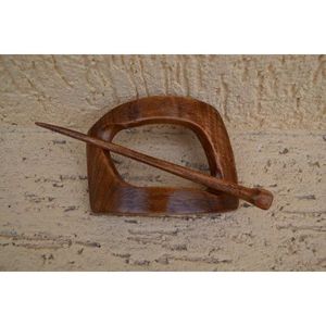Palillo para el Cabello de Madera Natural Hecho a Mano, Fabricante de Horquillas para el Cabello de Madera, Producto de Artesanía de Bambú y Madera - Product Image 4