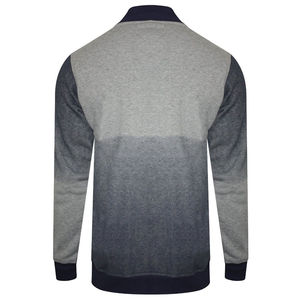 Chaqueta Varsity de Lona Bicolor Lisa con Cierre de Cremallera, Chaqueta Cortavientos Casual Unisex con Capucha, Puños Acanalados y Cuello Mao - Product Image 2