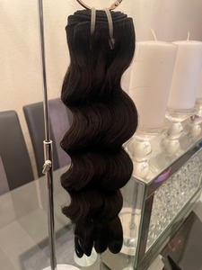 Peluca de Cabello Humano con Ondas de Agua de Lujo, Peluca con Frente de Encaje para Mujer, Uso Diario y para Fiestas, Disponible para la Venta - Product Image 1