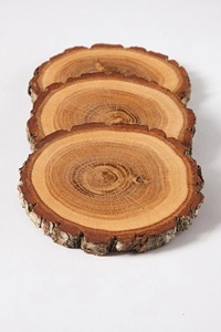 Custom Unfinished Natural <b>Wood</b> <b>Slices</b> Classic Style Eco-Friendly Customized Diameter Coaster for <b>Crafts</b> for Christmas - Product Image 5