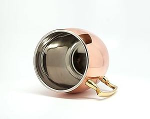 Mug isotherme classique en cuivre et acier inoxydable, revêtement écologique, 350 ml, personnalisable avec brosse de nettoyage – Vente chaude - Product Image 5