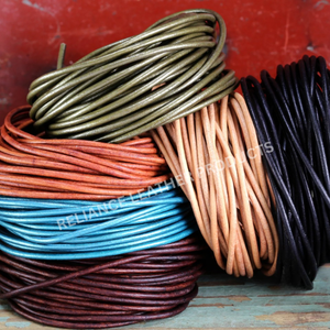 Reliance Leather Cord 1.5mm Round Genuine Leather Thread for Bracelet Making <b>Craft</b> Jewelry Findings Roll Packaging - Product Image 5