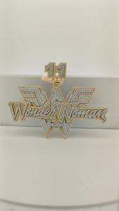 Script <b>name</b> pendant Moissanite luxury <b>necklace</b> Script <b>name</b> luxury pendant Moissanite streetwear jewelry - Product Image 6