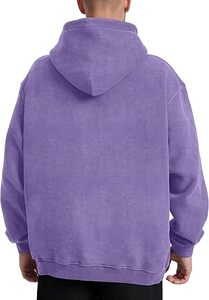 เสื้อฮู้ดดี้คุณภาพสูง ผ้าคอตตอนผสมโพลีเอสเตอร์ ลุคซีดจาง สไตล์สตรีท - Product Image 3