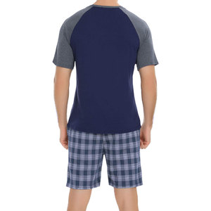 Ensemble décontracté moderne et confortable pour homme : T-shirt et short, tenue d'été deux pièces avec logo 2026 - Product Image 3