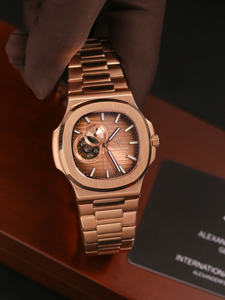 Montre analogique en acier inoxydable résistante à l'eau, mécanique, Alexander Ferros 6012R/08, saphir, sport, automatique, mouvement SEIKO, 42,5 mm, homme - Product Image 4