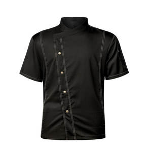 Veste de chef respirante et extensible, tenue de cuisine professionnelle, équipement de travail pour chef à manches longues, durable - Product Image 1