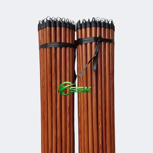 High Quality Ergonomic Lightweight 2-in-1 Wooden <b>Mop</b> Broom Flagged Bristles Soft Waterproof Eco-Friendly Toilet Furniture - Product Image 4