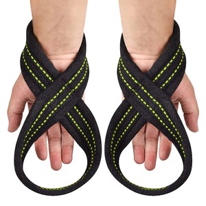 Correa de Levantamiento Reforzada de Algodón con Diseño Antideslizante, Protección Profesional, Resistente, 6mm de Grosor, para Levantamiento de Pesas - Product Image 1