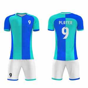 Maillot de football unisexe personnalisé Coupe du Monde 2026 Haïti, uniforme de football, maillot de soccer avec logo frontal, 100% coton, haute qualité, vente en gros usine - Product Image 3