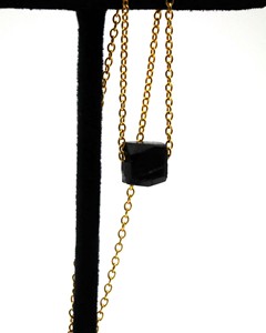 Collar con Colgante de Turmalina Negra Natural, Gema de Cristal, Joyería Curativa Hecha a Mano, Regalo de Moda para Mujeres y Hombres - Product Image 3