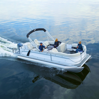 Bateaux pontons en aluminium Kinlife 2026 de haute qualité avec moteur électrique à vendre – Nouvelle qualité supérieure, grade export