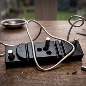 Heavy Duty | Wire Bending Table Mount Jig | Adjustable Metal Forming <b>Tool</b> for Jewelry | Making DIY <b>Crafts</b> | Workshop Durable - Product Image 5