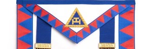 Tablier maçonnique de qualité supérieure Royal Arch Provincial, insignes cérémoniels pour francs-maçons, tablier de loge artisanal, sur mesure. - Product Image 5