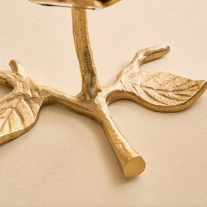 Portavelas de Latón con Flor de Loto Dorada de Lujo, Hecho a Mano, Ecológico, Duradero, Decorativo para Navidad, Pascua, Decoración del Hogar, Arte de Mesa - Product Image 4