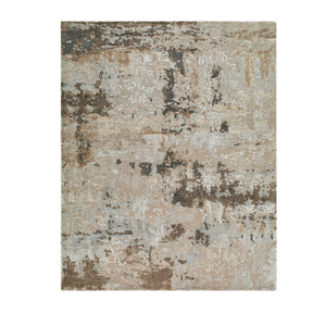 Alfombra Moderna Hecha a Mano con Lana Viscosa, Alfombra de Diseño, Duradera y Suave para Decoración de Sala de Estar y Dormitorio - Product Image 1