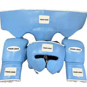 ชุดนวมชกมวย Pro Punching Boxing Gloves ปรับแต่งได้ พร้อมเชือกผูกและแถบตีนตุ๊กแก หนังแท้ สำหรับคิกบ็อกซิ่ง ออกกำลังกาย ฝึกซ้อม MS-MZ-CBS-11 - Product Image 6