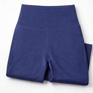 Leggings de sport pour femmes, légers, taille haute, élastiques, compressifs, qualité supérieure, longueur intégrale, en spandex/nylon, solides, sans couture - Product Image 4