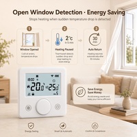 Termostato Inalámbrico WiFi RF SS311 para Caldera de Gas, Controlador Inteligente de Temperatura Ambiente, Receptor Programable Flexible para Hogar y Oficina