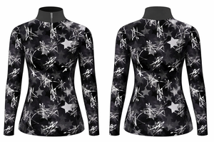 Sudadera de Manga Larga para Mujer, Polartec Transpirable, Protección Solar, Cierre de 1/4, Secado Rápido, para Senderismo, Esquí y Nieve - Product Image 2