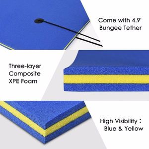 Lettino Galleggiante Giallo da 2,7 m per Adulti, Ecologico e Resistente, per Divertimento in Piscina - Product Image 3