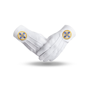 ถุงมือยอร์คครอสออฟออเนอร์ รีกาเลีย ผ้าฝ้ายแท้ ปักลายตามสั่ง - Product Image 1