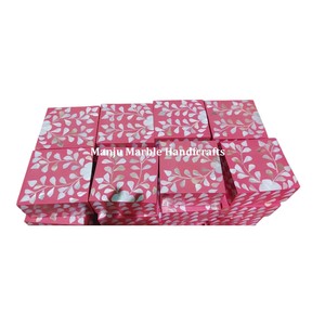 Nouvelle boîte d'incrustation d'os en MDF total fait à la main d'aspect moderne traditionnel avec une utilisation de collection unique et de haute qualité pour le stockage de bijoux - Product Image 6